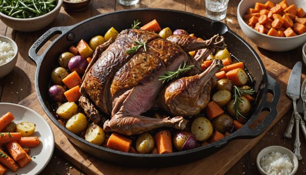Comment préparer un gigot d agneau de sept heures fondant