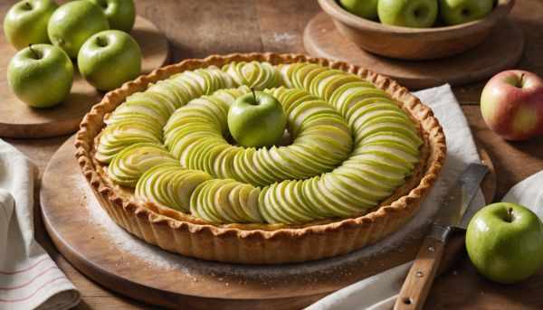 Confectionner une tarte aux pommes acidulée pour le goûter