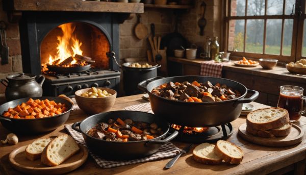 Les bourguignons traditionnels réchauffent les dimanches froids
